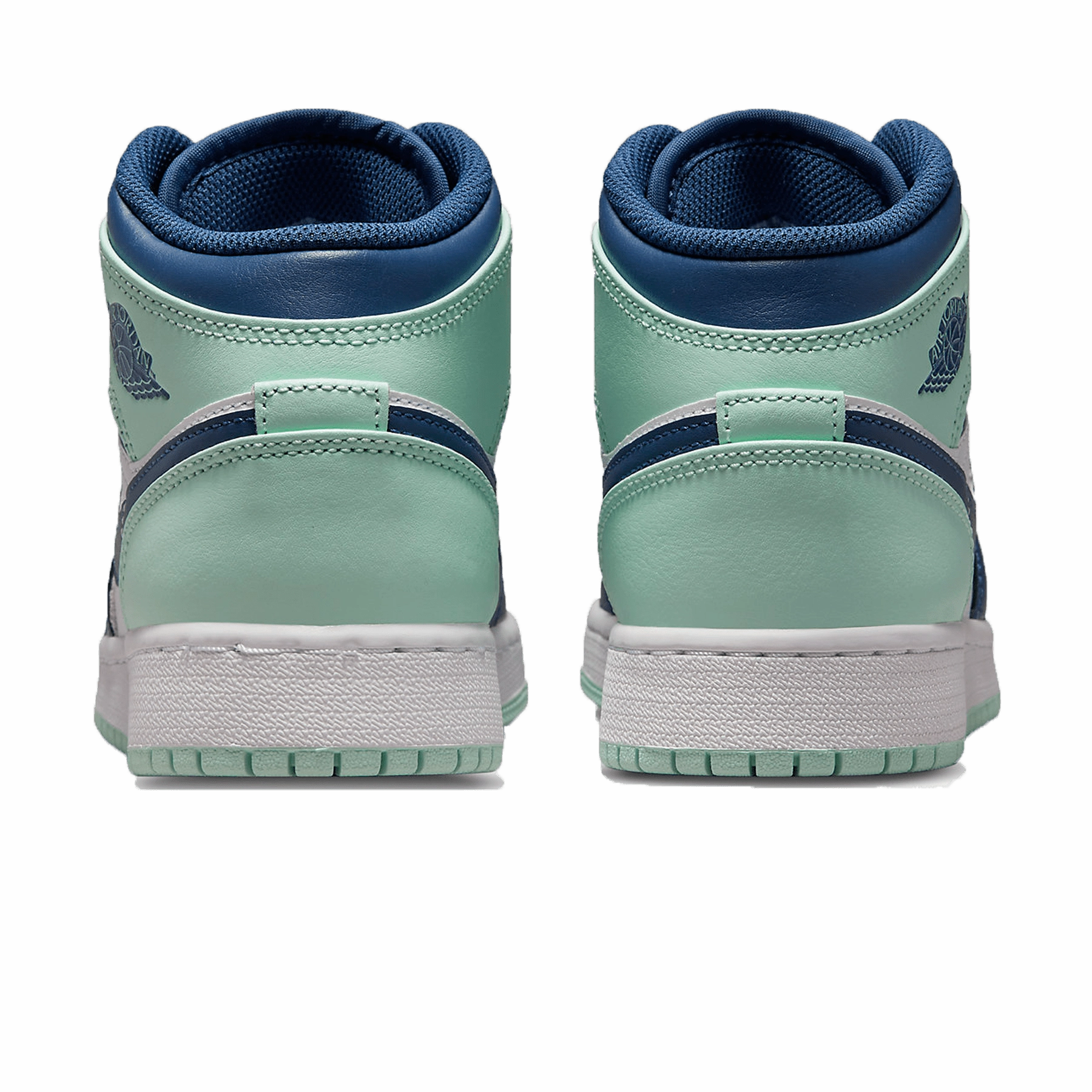Air Jordan 1 Mid GS 'Blue Mint' Air Jordan 1 vintage style sneakers