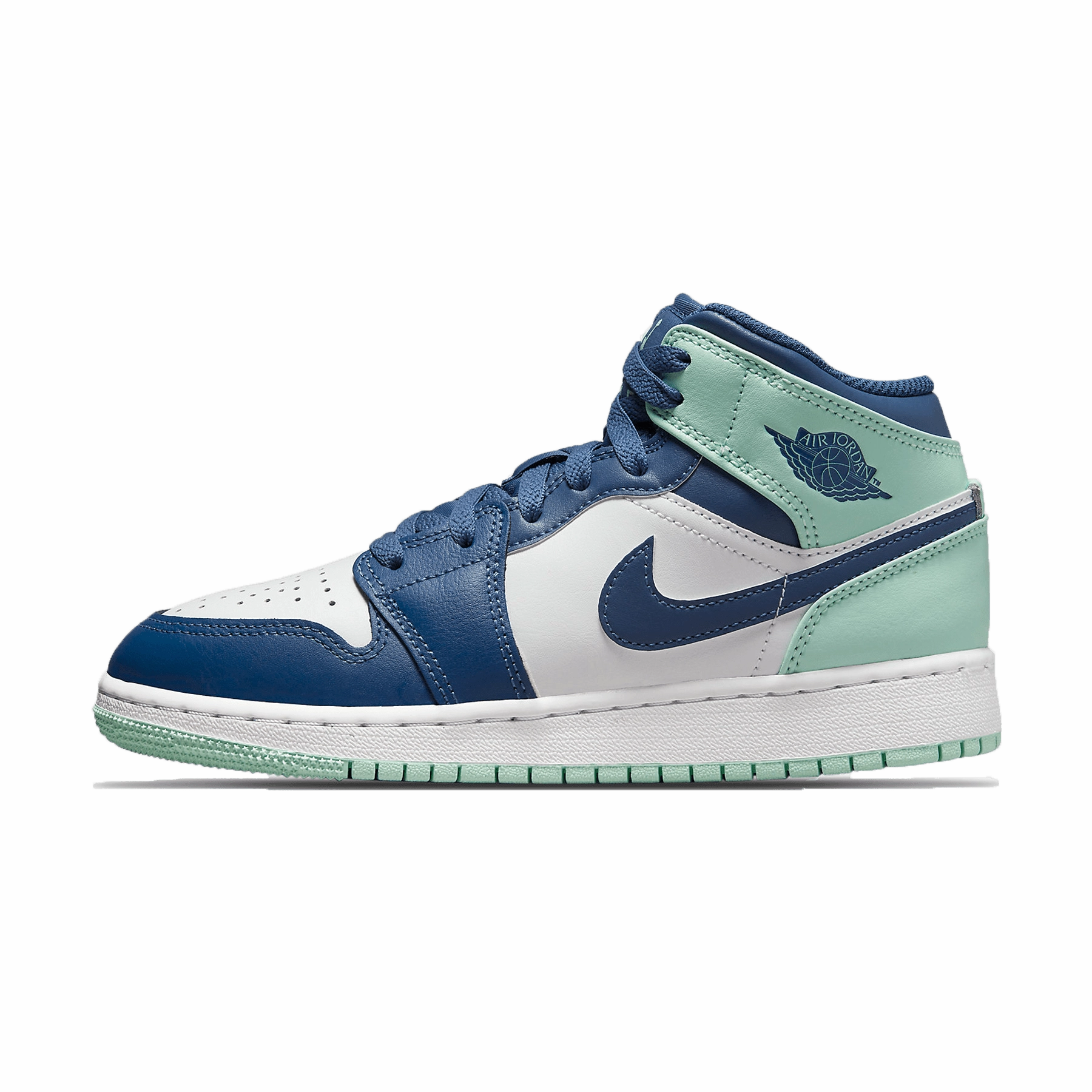 Air Jordan 1 Mid GS 'Blue Mint' Air Jordan 1 timeless sneakers for Jordan fans
