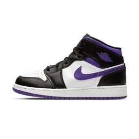 Air Jordan 1 Mid GS 'Dark Iris' Air Jordan 1 timeless sneakers for Jordan fans