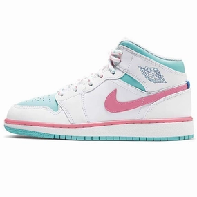Air Jordan 1 Mid GS 'Digital Pink' Air Jordan 1 timeless sneakers for Jordan fans