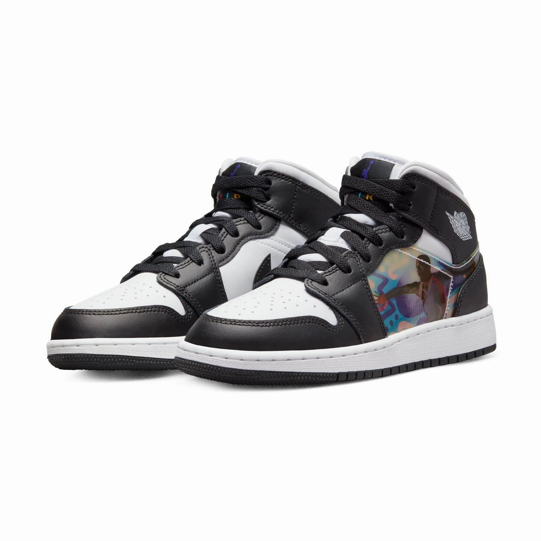 Air Jordan 1 Mid GS 'Hologram' Air Jordan 1 classic sneakers