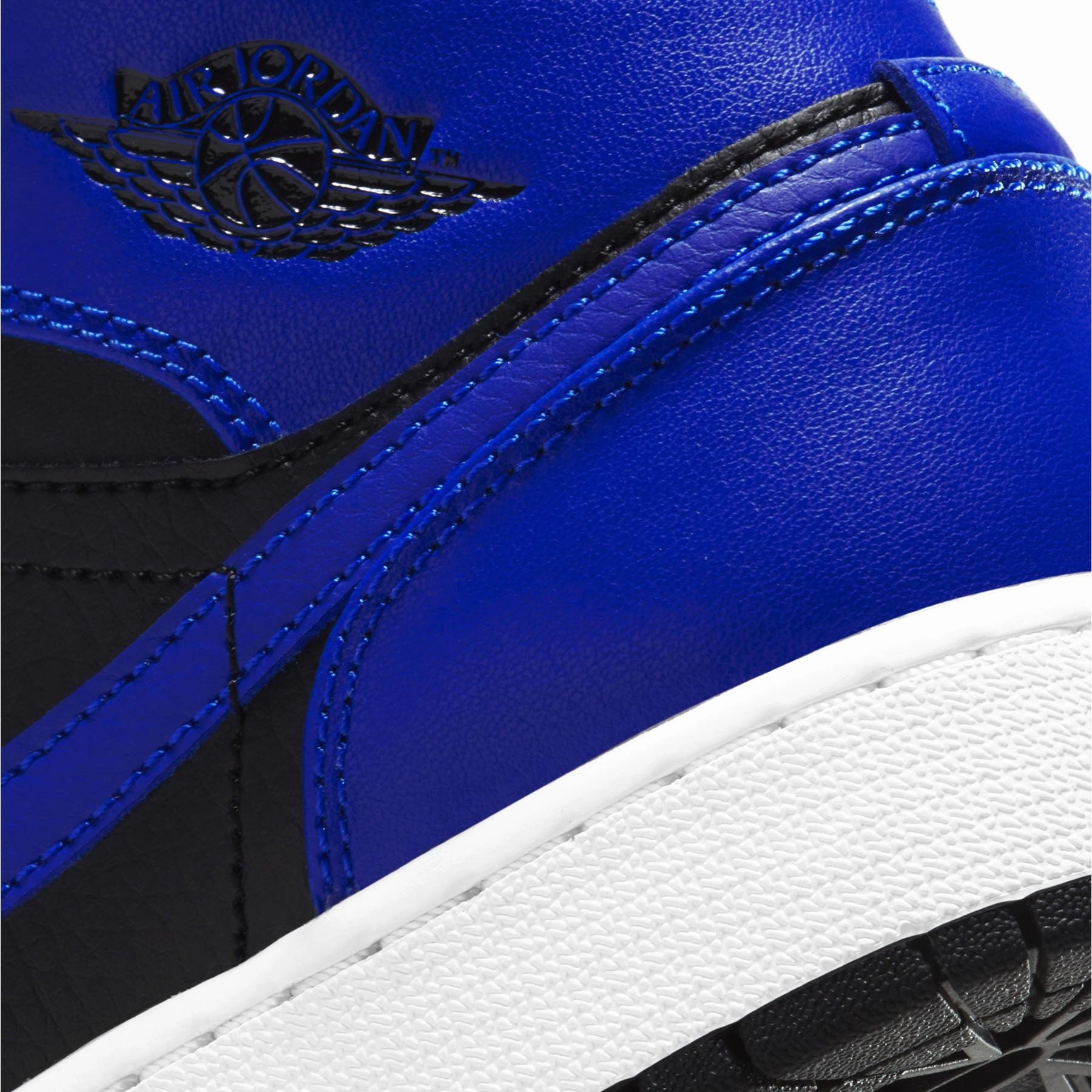 Air Jordan 1 Mid GS 'Hyper Royal' Air Jordan 1 Mid streetwear shoes
