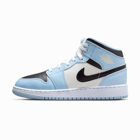 Air Jordan 1 Mid GS 'Ice Blue' Air Jordan 1 timeless sneakers for Jordan fans