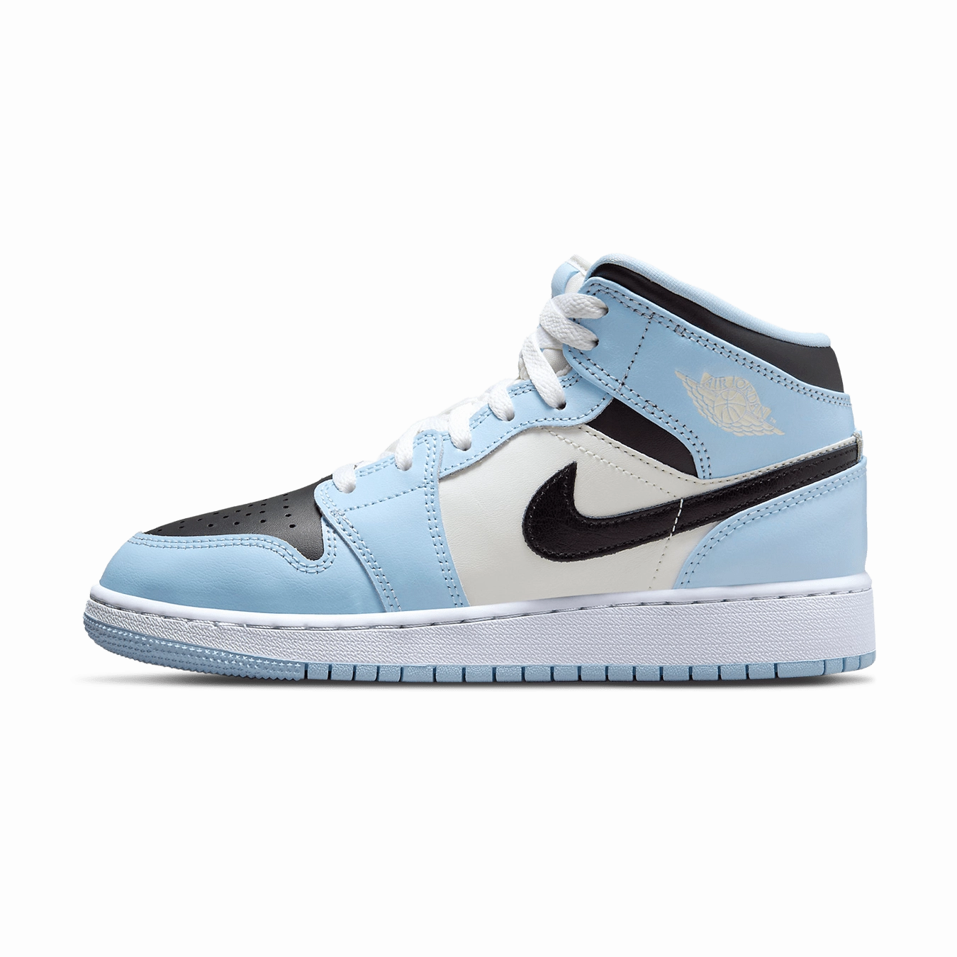 Air Jordan 1 Mid GS 'Ice Blue' Air Jordan 1 timeless sneakers for Jordan fans