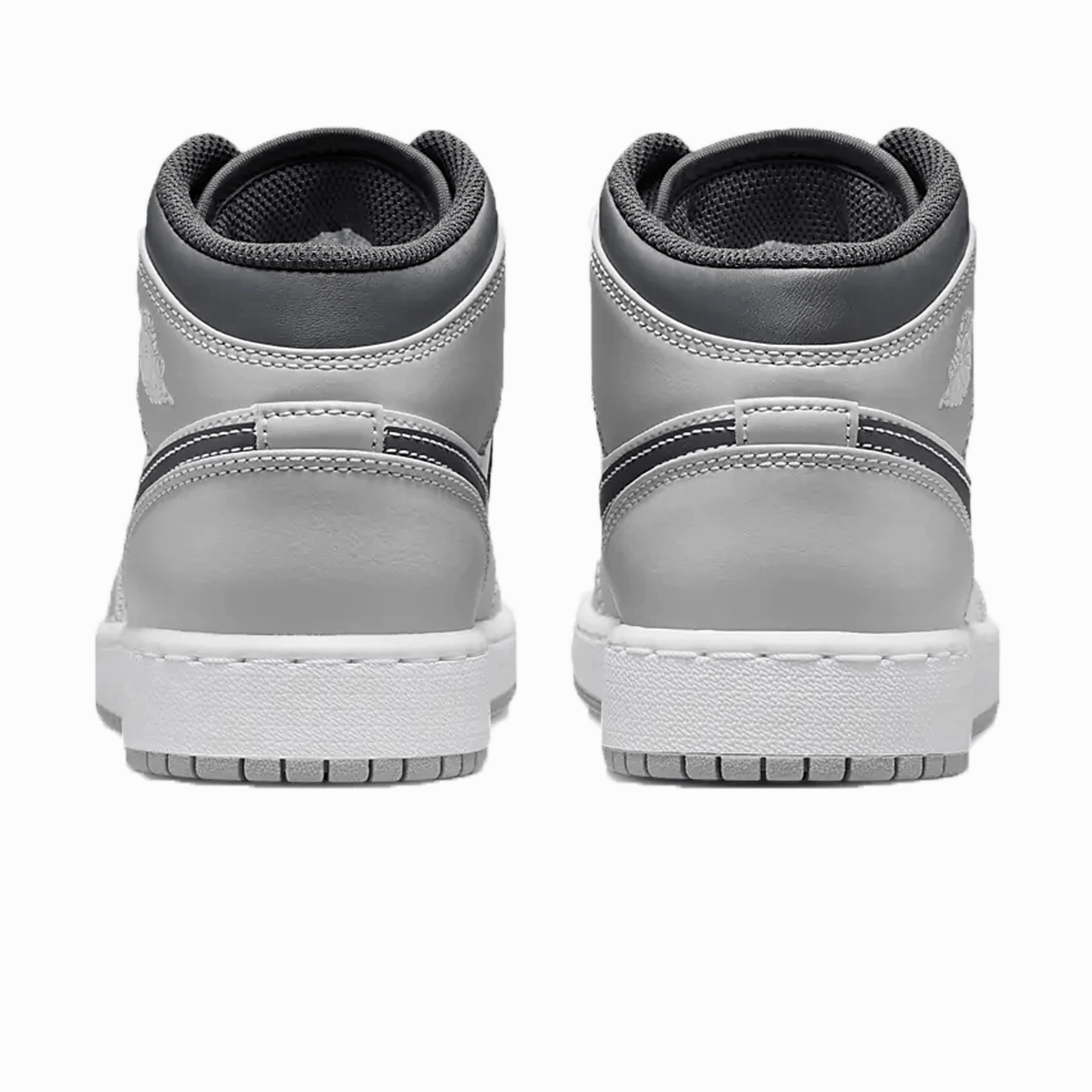 Air Jordan 1 Mid GS 'Light Smoke Grey' Air Jordan 1 Mid streetwear shoes