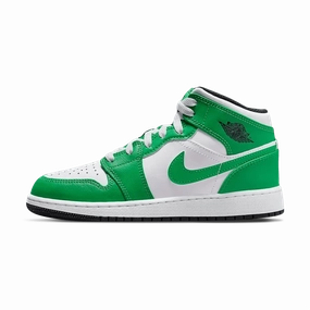 Air Jordan 1 Mid GS 'Lucky Green' Air Jordan 1 Mid versatile shoes for daily wear