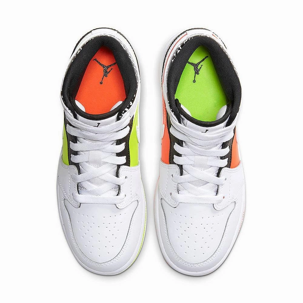 Air Jordan 1 Mid GS 'Notebook' Air Jordan 1 Mid streetwear shoes