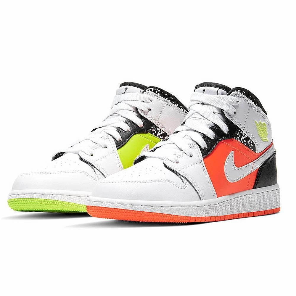 Air Jordan 1 Mid GS 'Notebook' Air Jordan 1 Mid streetwear shoes