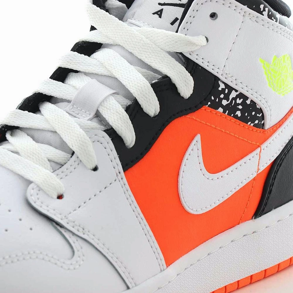 Air Jordan 1 Mid GS 'Notebook' Air Jordan 1 Mid streetwear shoes