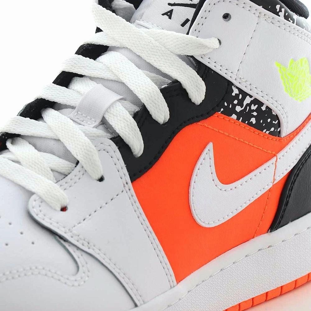 Air Jordan 1 Mid GS 'Notebook' Air Jordan 1 vintage style sneakers