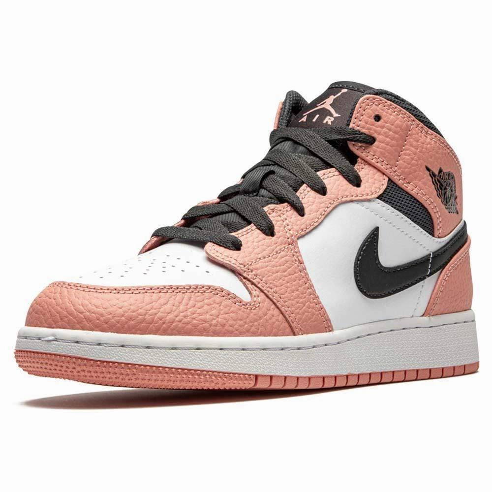 Air Jordan 1 Mid GS 'Pink Quartz' Air Jordan 1 vintage style sneakers