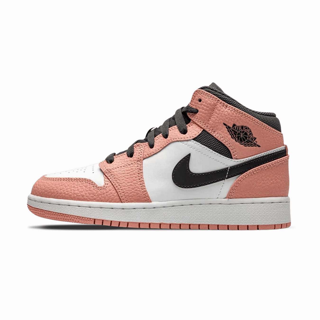 Air Jordan 1 Mid GS 'Pink Quartz' Air Jordan 1 timeless sneakers for Jordan fans