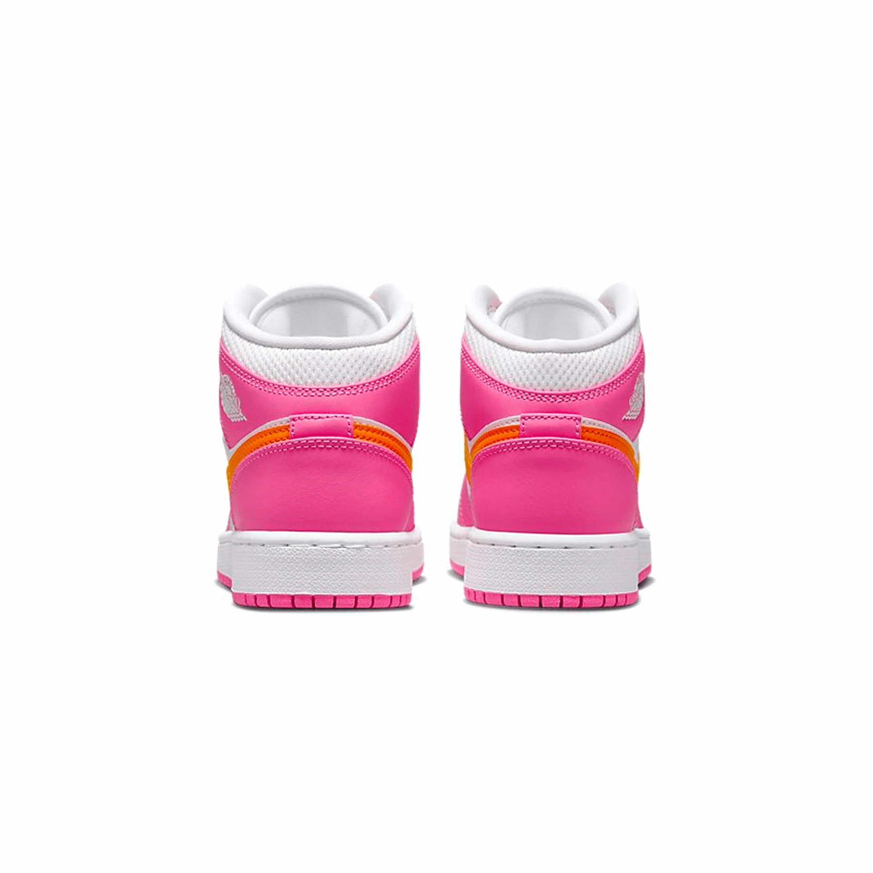 Air Jordan 1 Mid GS 'Pinksicle Orange' Air Jordan 1 Mid streetwear shoes