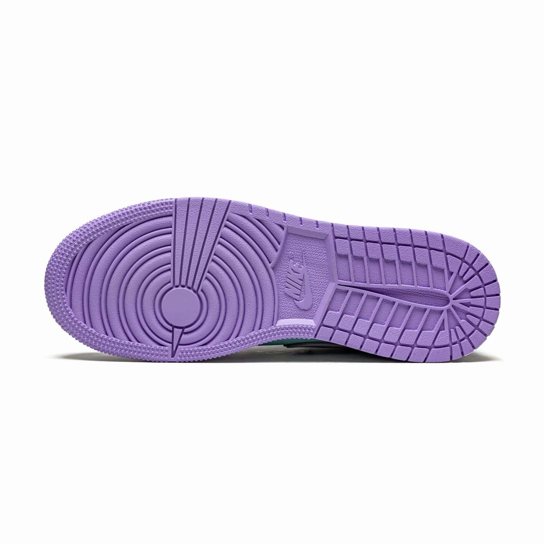 Air Jordan 1 Mid GS 'Purple Aqua' Air Jordan 1 vintage style sneakers