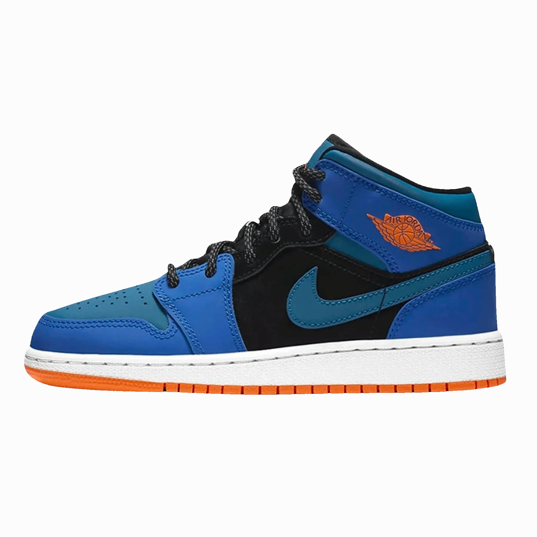Air Jordan 1 Mid GS 'Racer Blue' Air Jordan 1 Mid versatile shoes for daily wear