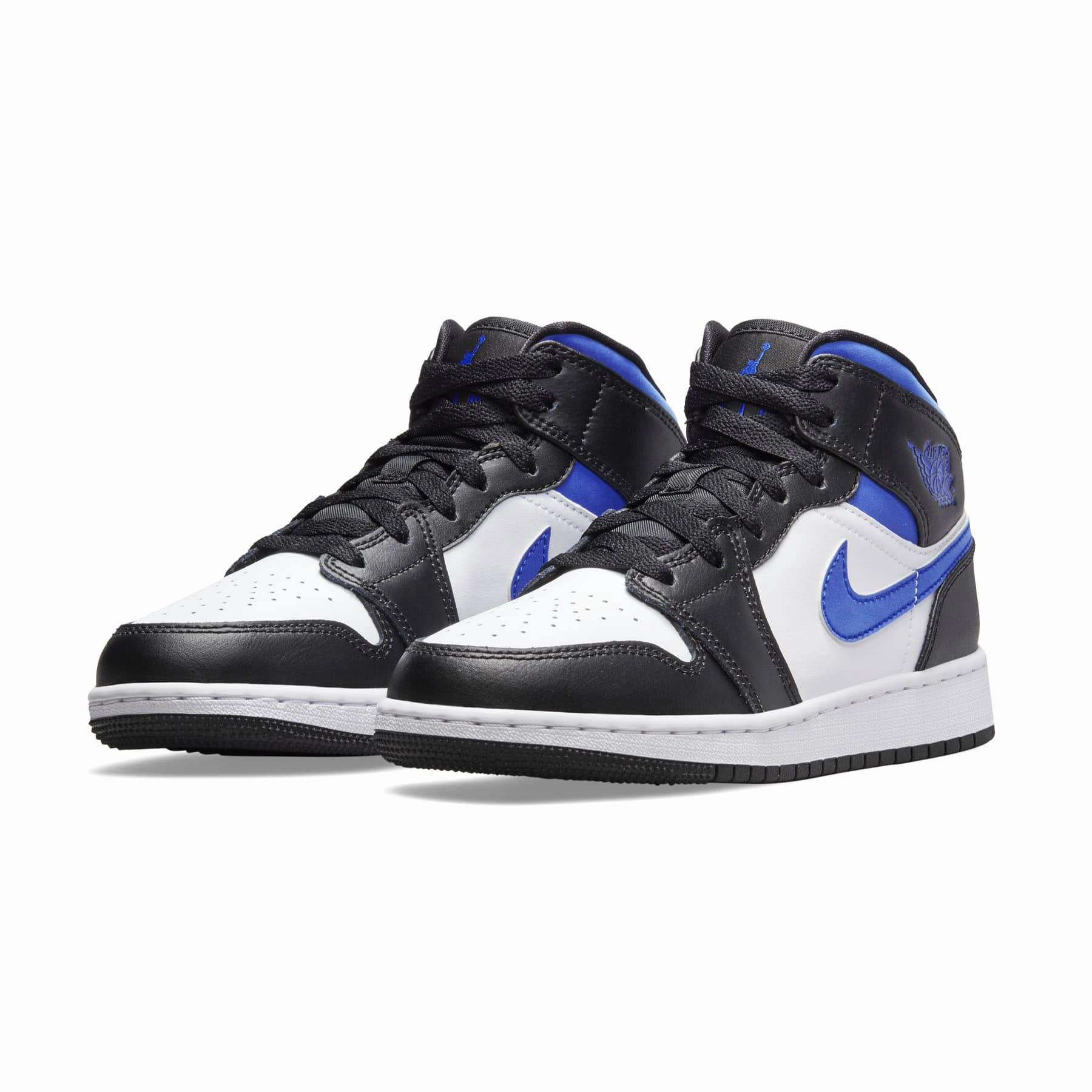 Air Jordan 1 Mid GS 'Racer Blue' Air Jordan 1 vintage style sneakers