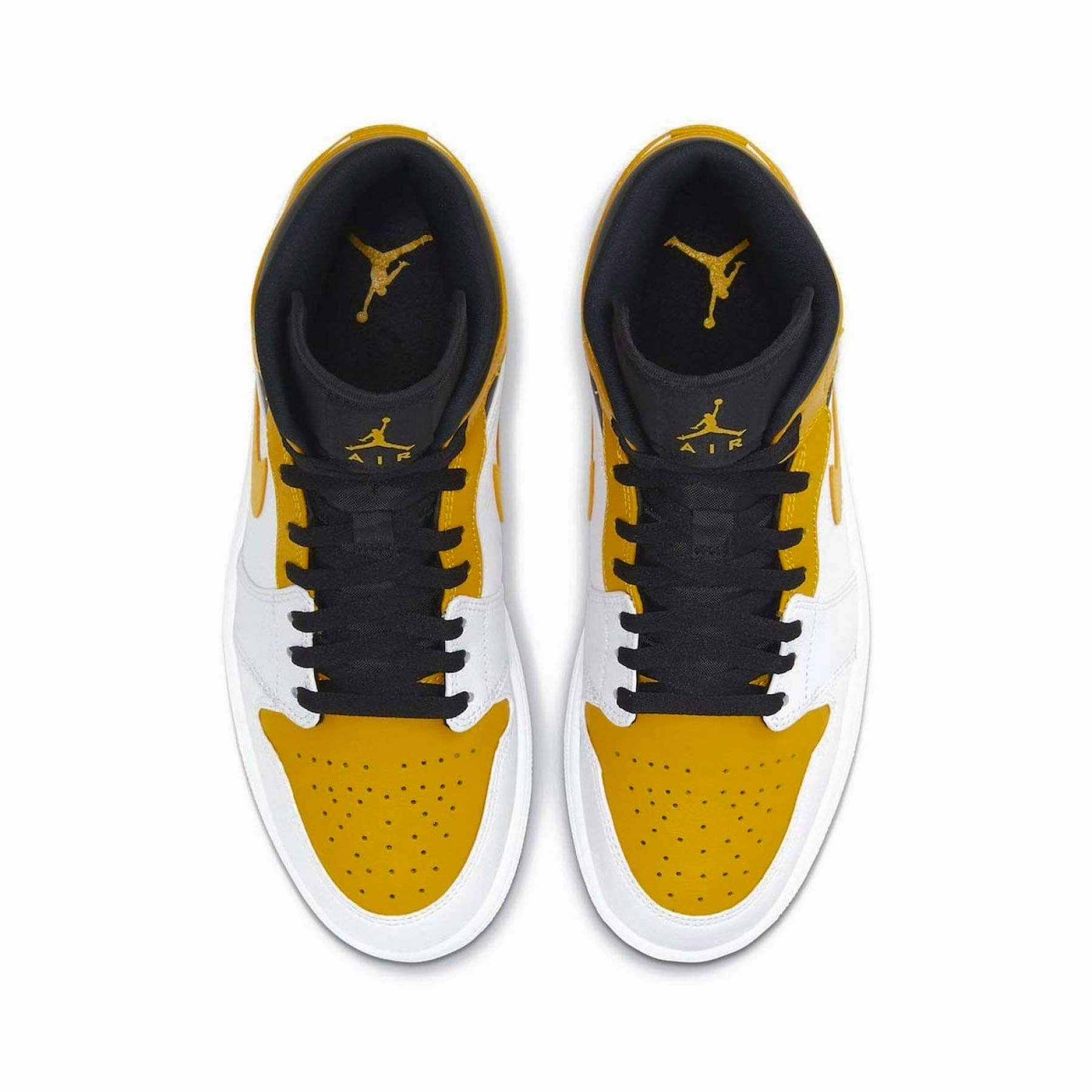 Air Jordan 1 Mid GS 'University Gold' Air Jordan 1 Mid streetwear shoes