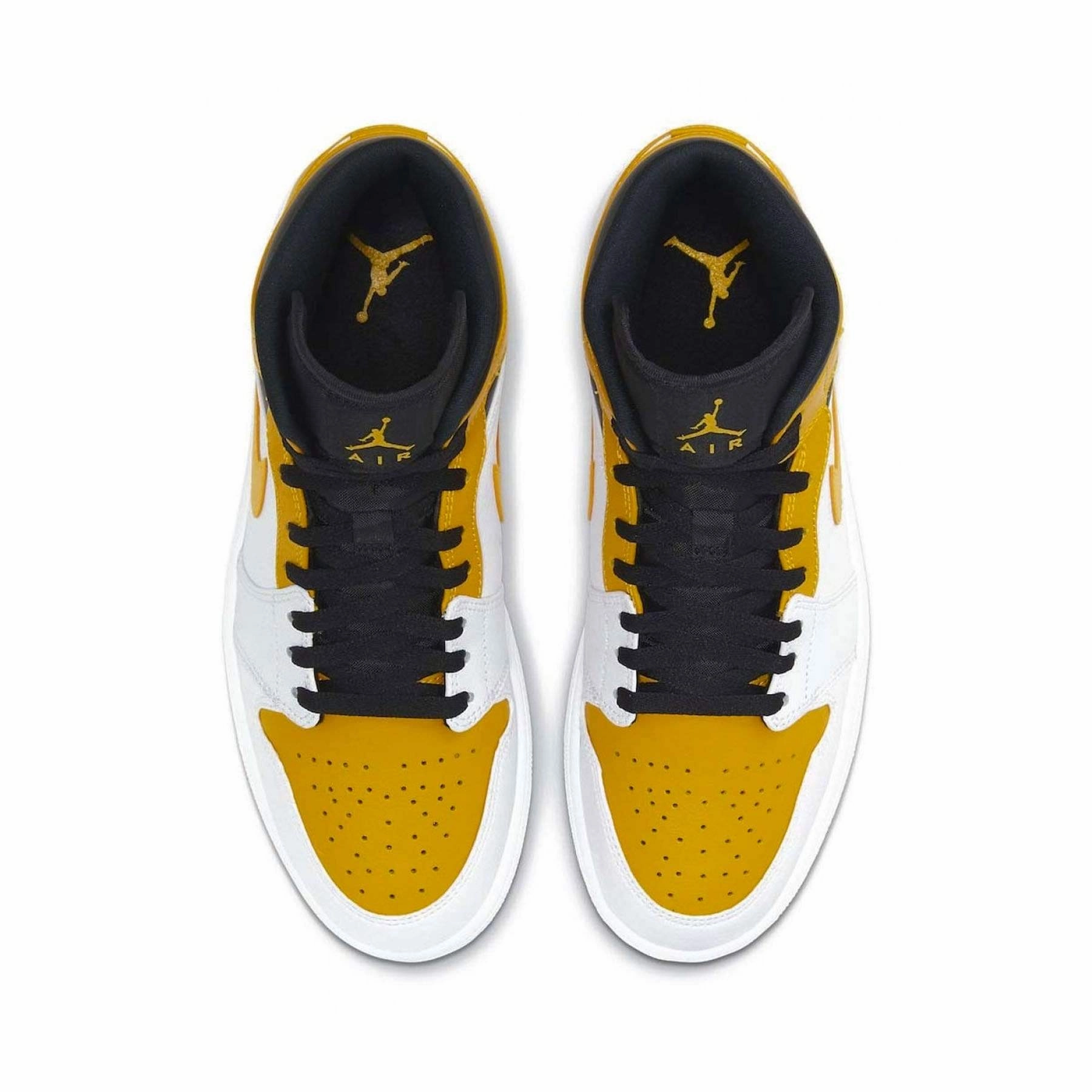 Air Jordan 1 Mid GS 'University Gold' Air Jordan 1 vintage style sneakers