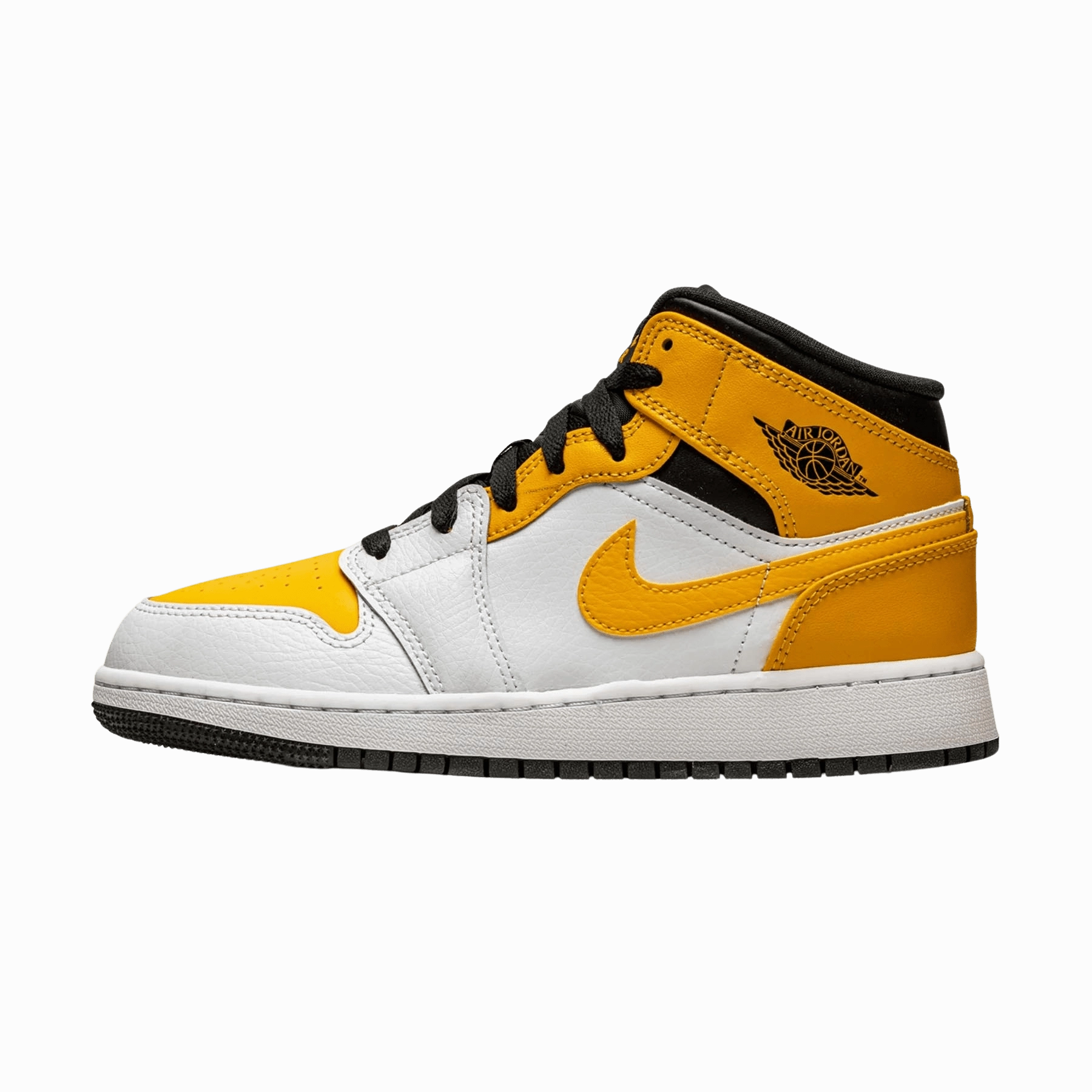 Air Jordan 1 Mid GS 'University Gold' Air Jordan 1 timeless sneakers for Jordan fans