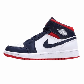 Air Jordan 1 Mid GS 'USA Olympic' Air Jordan 1 timeless sneakers for Jordan fans