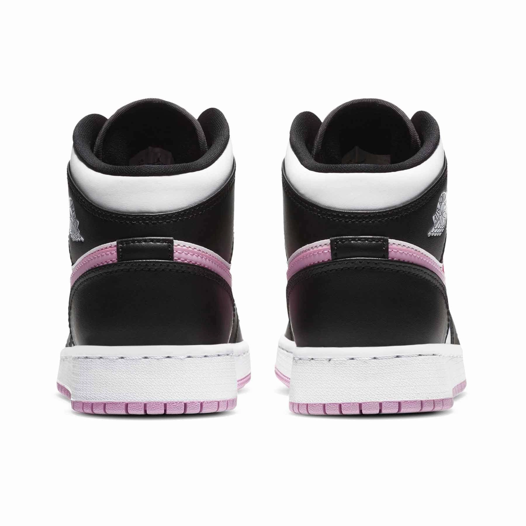 Air Jordan 1 Mid GS 'White Light Arctic Pink' Air Jordan 1 Mid streetwear shoes
