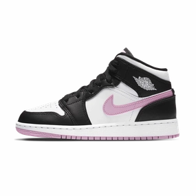 Air Jordan 1 Mid GS 'White Light Arctic Pink' Air Jordan 1 timeless sneakers for Jordan fans