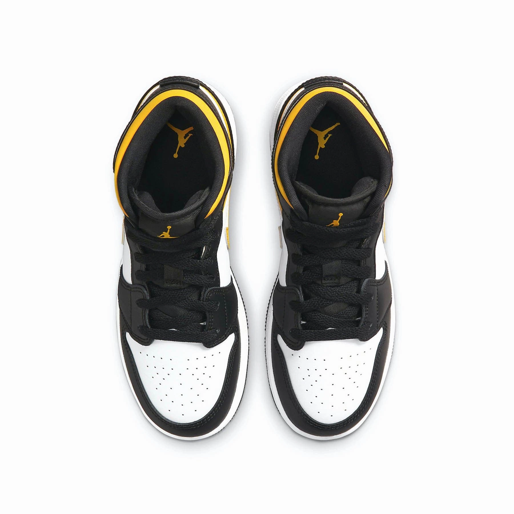 Air Jordan 1 Mid GS 'White Pollen Black' Air Jordan 1 vintage style sneakers