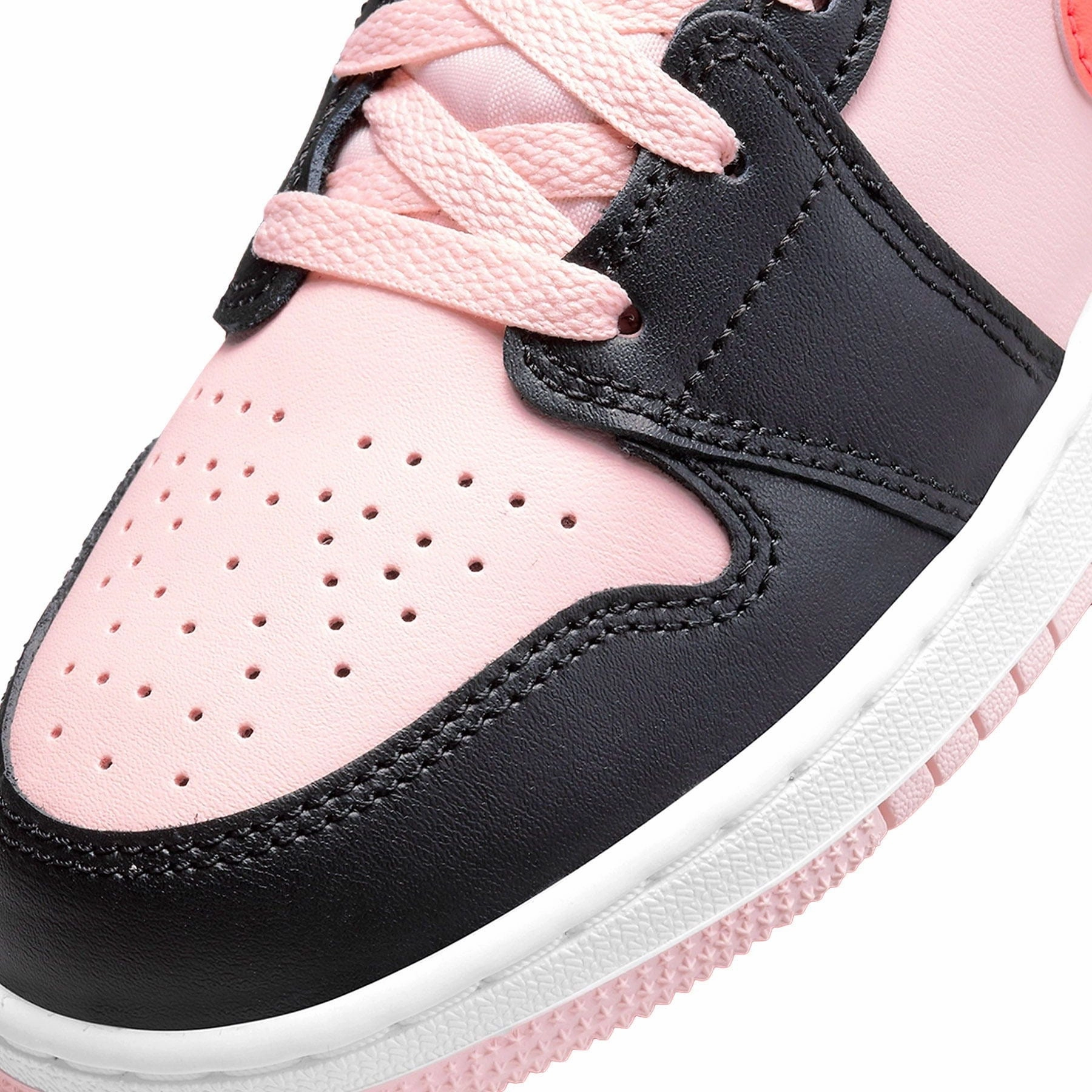 Air Jordan 1 Mid GS Black Pink Crimson Air Jordan 1 Mid streetwear shoes