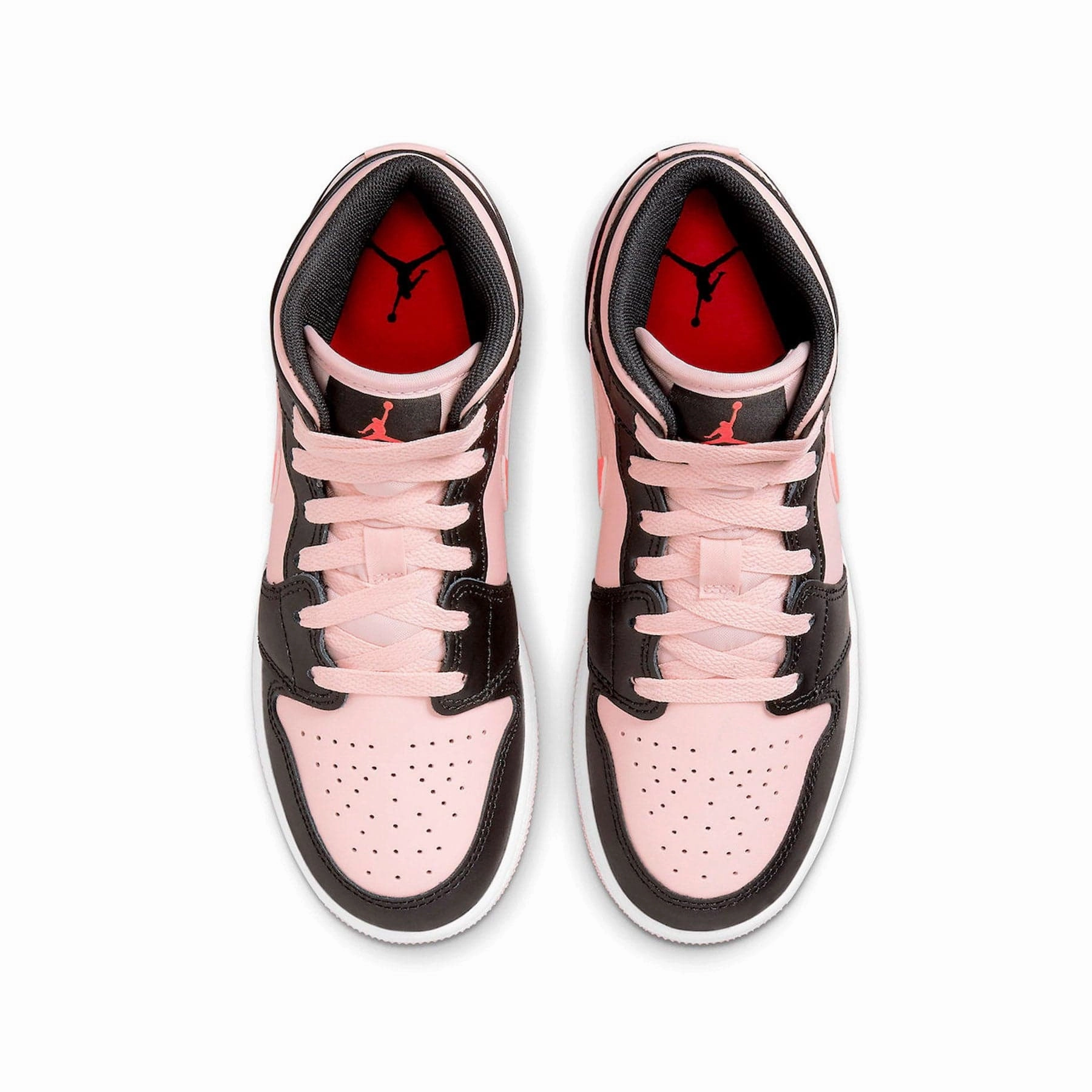 Air Jordan 1 Mid GS Black Pink Crimson Air Jordan 1 Mid streetwear shoes
