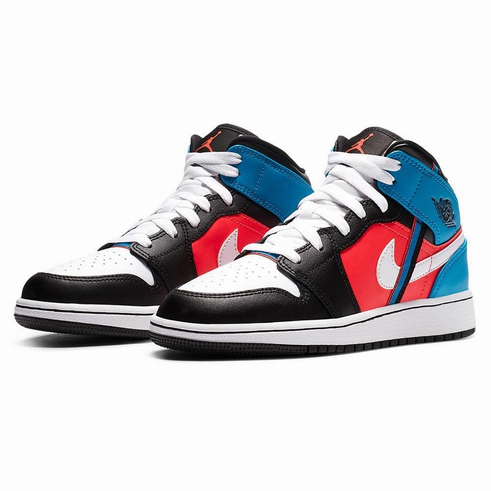 Air Jordan 1 Mid GS "Game Time" Air Jordan 1 vintage style sneakers