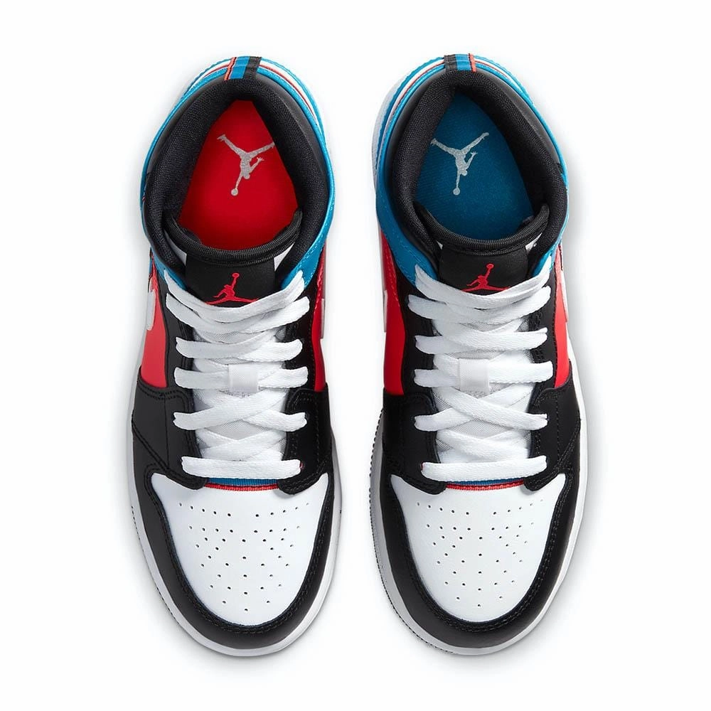 Air Jordan 1 Mid GS "Game Time" Air Jordan 1 vintage style sneakers
