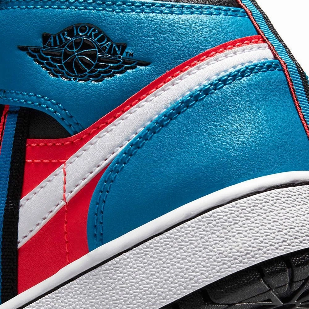 Air Jordan 1 Mid GS "Game Time" Air Jordan 1 vintage style sneakers