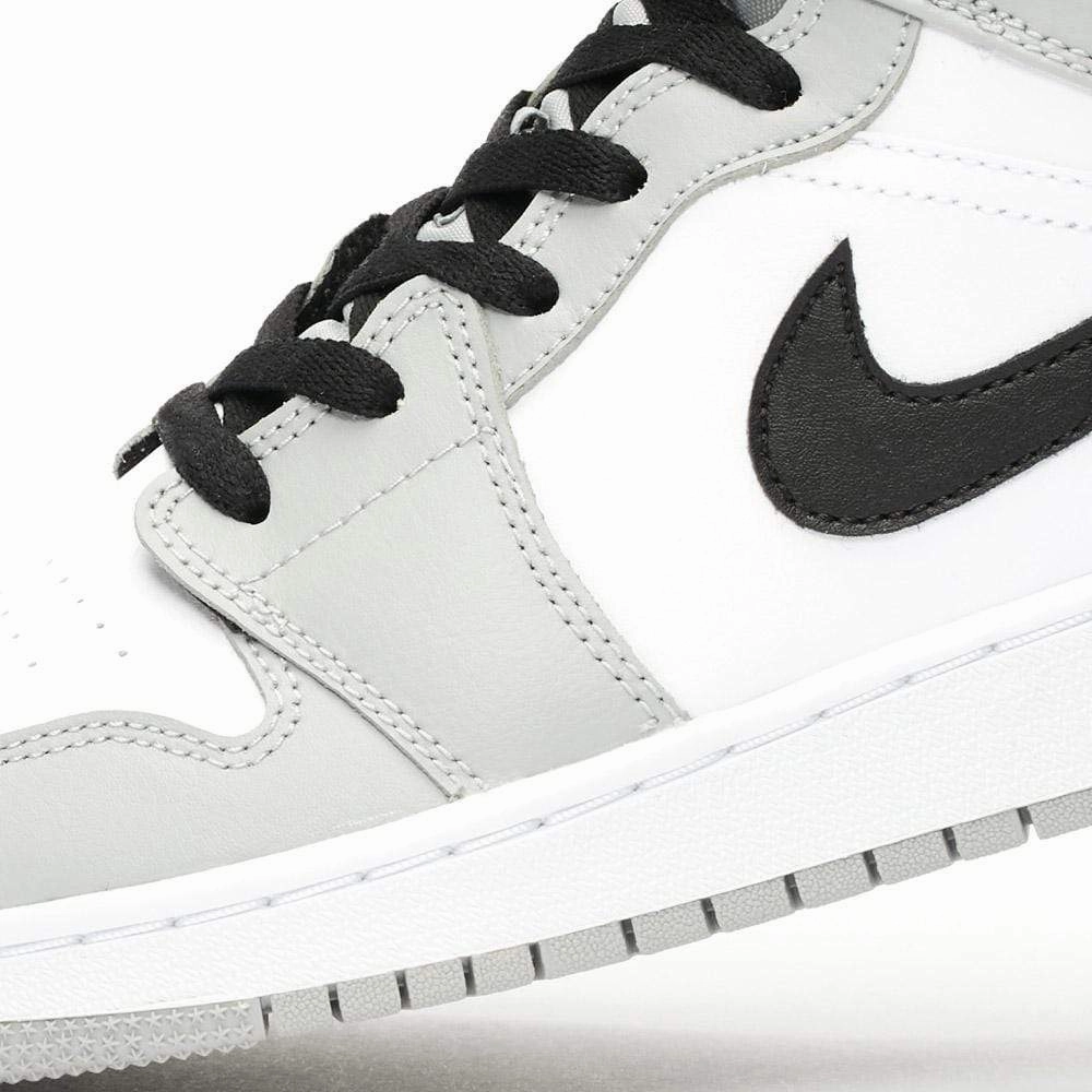 Air Jordan 1 Mid GS "Light Smoke Grey" Air Jordan 1 Mid streetwear shoes