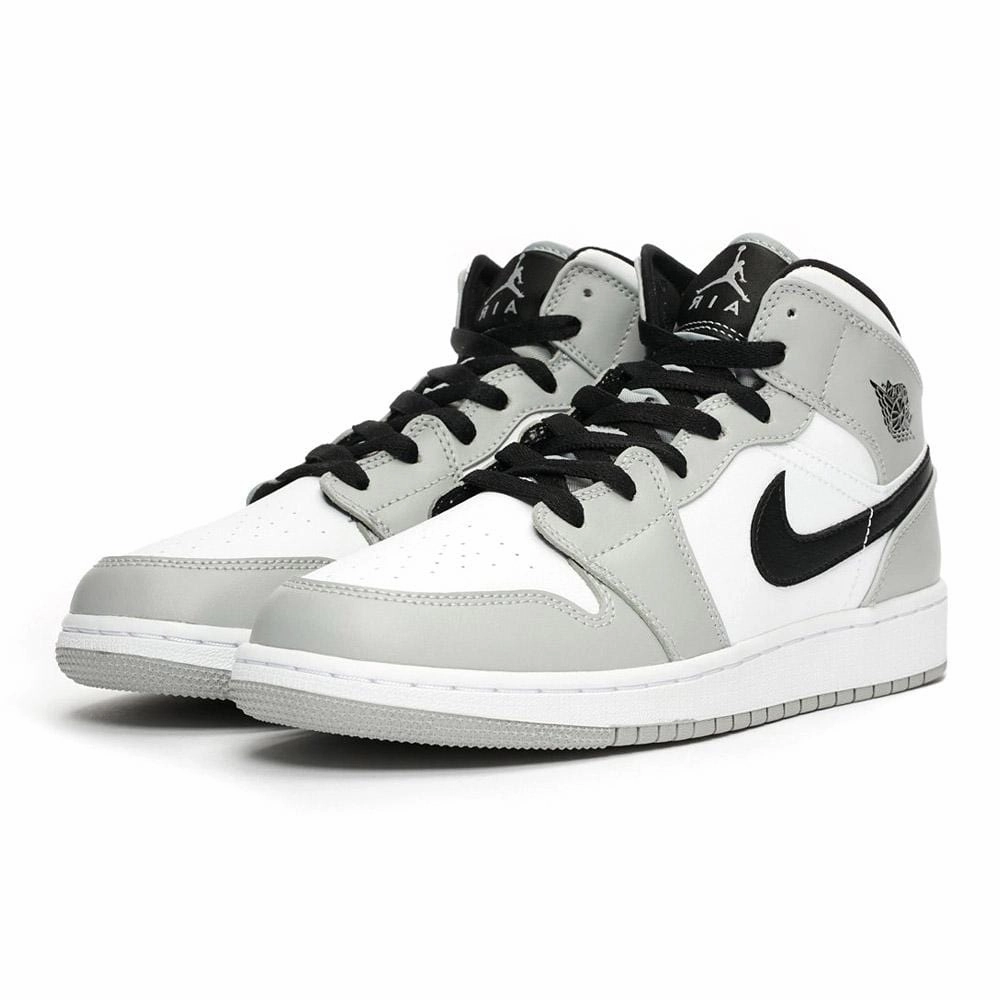 Air Jordan 1 Mid GS "Light Smoke Grey" Air Jordan 1 Mid streetwear shoes