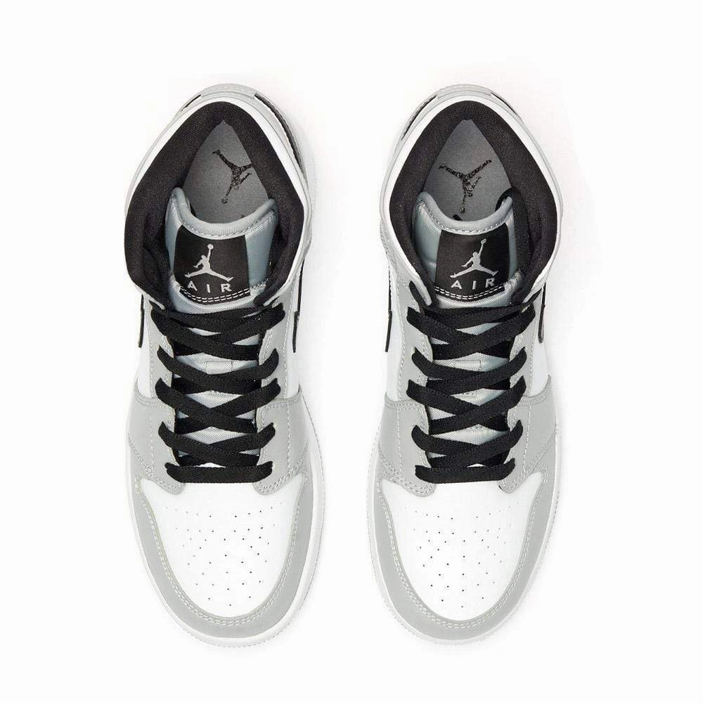 Air Jordan 1 Mid GS "Light Smoke Grey" Air Jordan 1 Mid streetwear shoes