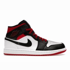 Air Jordan 1 Mid Gym Red Black Toe Air Jordan 1 Mid sneakers with bold retro vibes