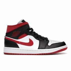 Air Jordan 1 Mid Gym Red Black White Air Jordan 1 Mid sneakers with bold retro vibes