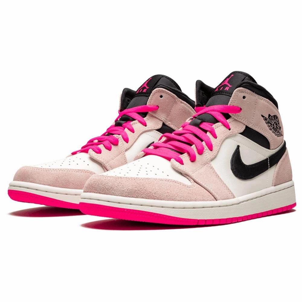 Air Jordan 1 Mid Hyper Pink Air Jordan 1 vintage style sneakers