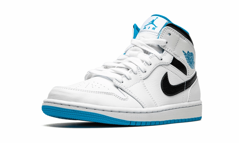 Air Jordan 1 Mid Laser Blue Air Jordan 1 Mid retro sneakers