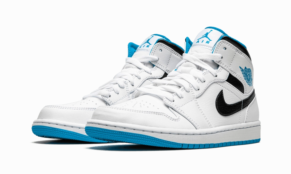 Air Jordan 1 Mid Laser Blue Air Jordan 1 Mid retro sneakers