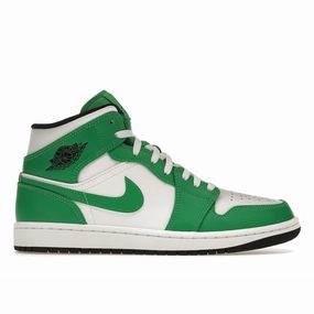 Air Jordan 1 Mid Lucky Green Air Jordan 1 Mid sneakers with bold retro vibes