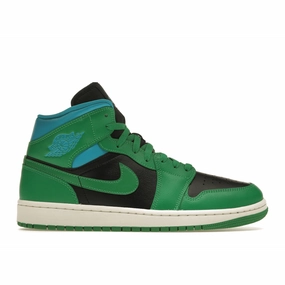 Air Jordan 1 Mid Lucky Green Aquatone Air Jordan 1 Mid sneakers with bold retro vibes