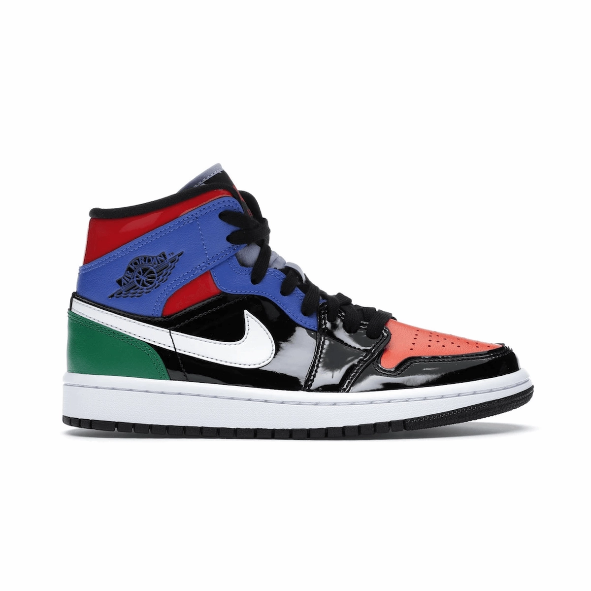 Air Jordan 1 Mid Multi Patent Air Jordan 1 Mid sneakers with bold retro vibes
