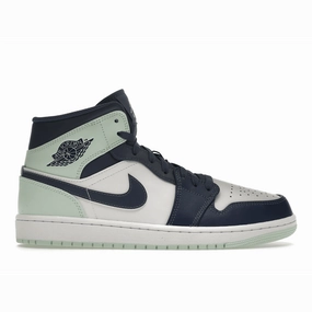 Air Jordan 1 Mid Mystic Navy Mint Foam Air Jordan 1 Mid sneakers with bold retro vibes