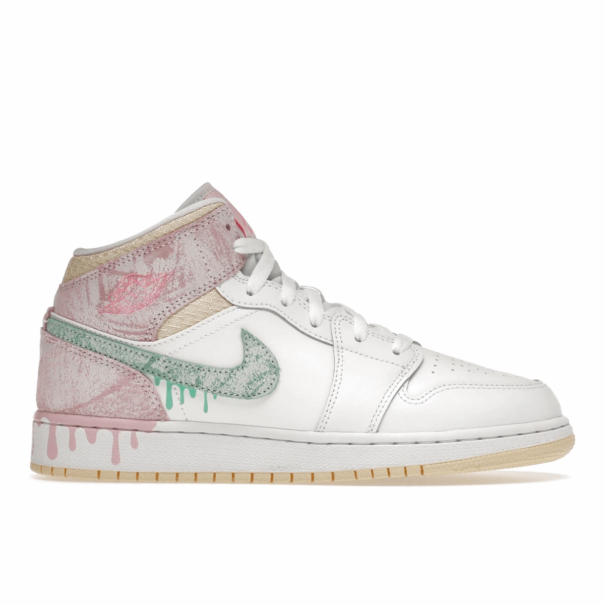 Air Jordan 1 Mid Paint Drip Air Jordan 1 Mid sneakers with bold retro vibes