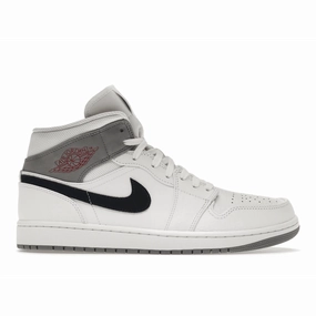 Air Jordan 1 Mid Paris White Air Jordan 1 Mid sneakers with bold retro vibes