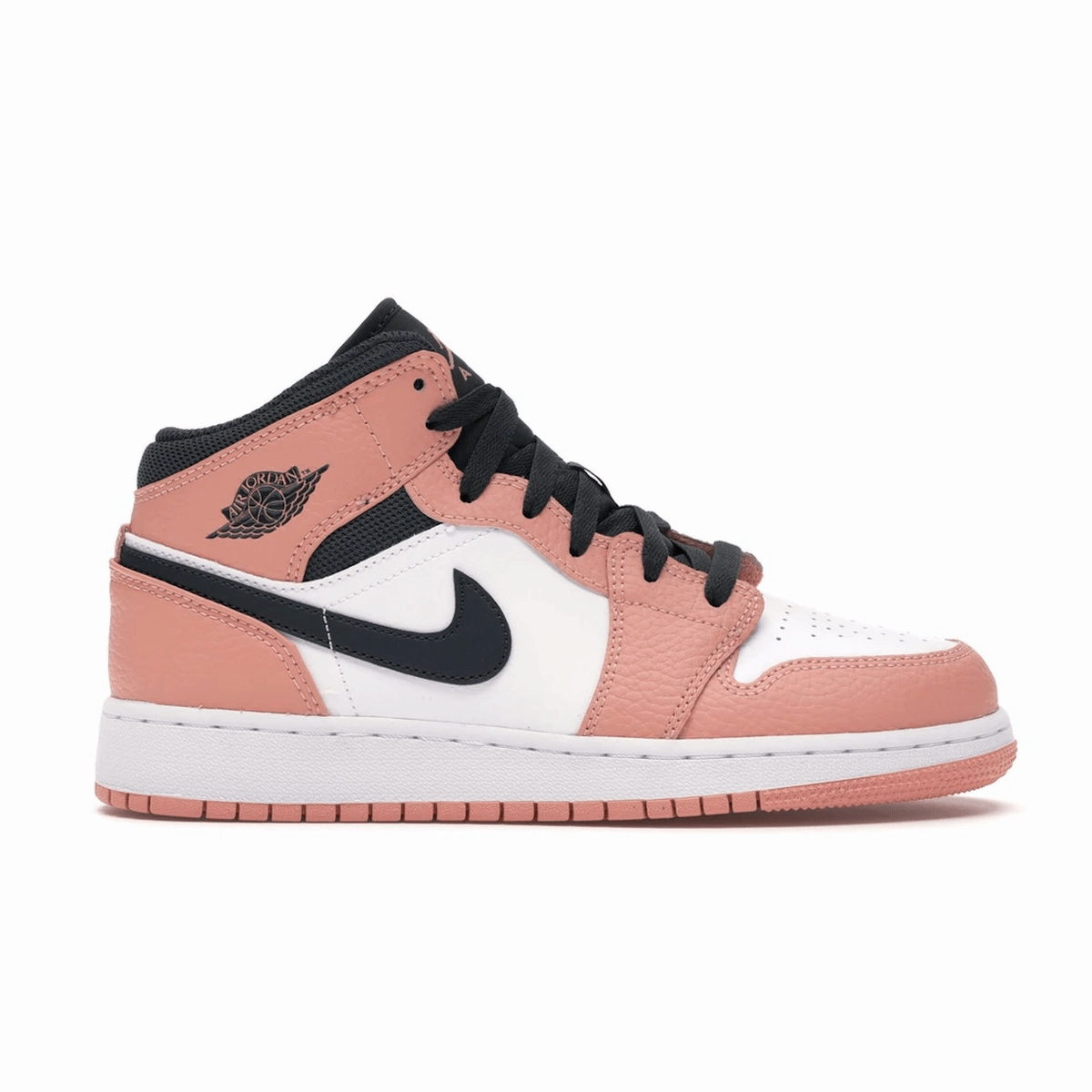 Air Jordan 1 Mid Pink Quartz Air Jordan 1 Mid sneakers with bold retro vibes