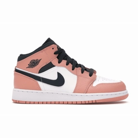 Air Jordan 1 Mid Pink Quartz Air Jordan 1 Mid sneakers with bold retro vibes