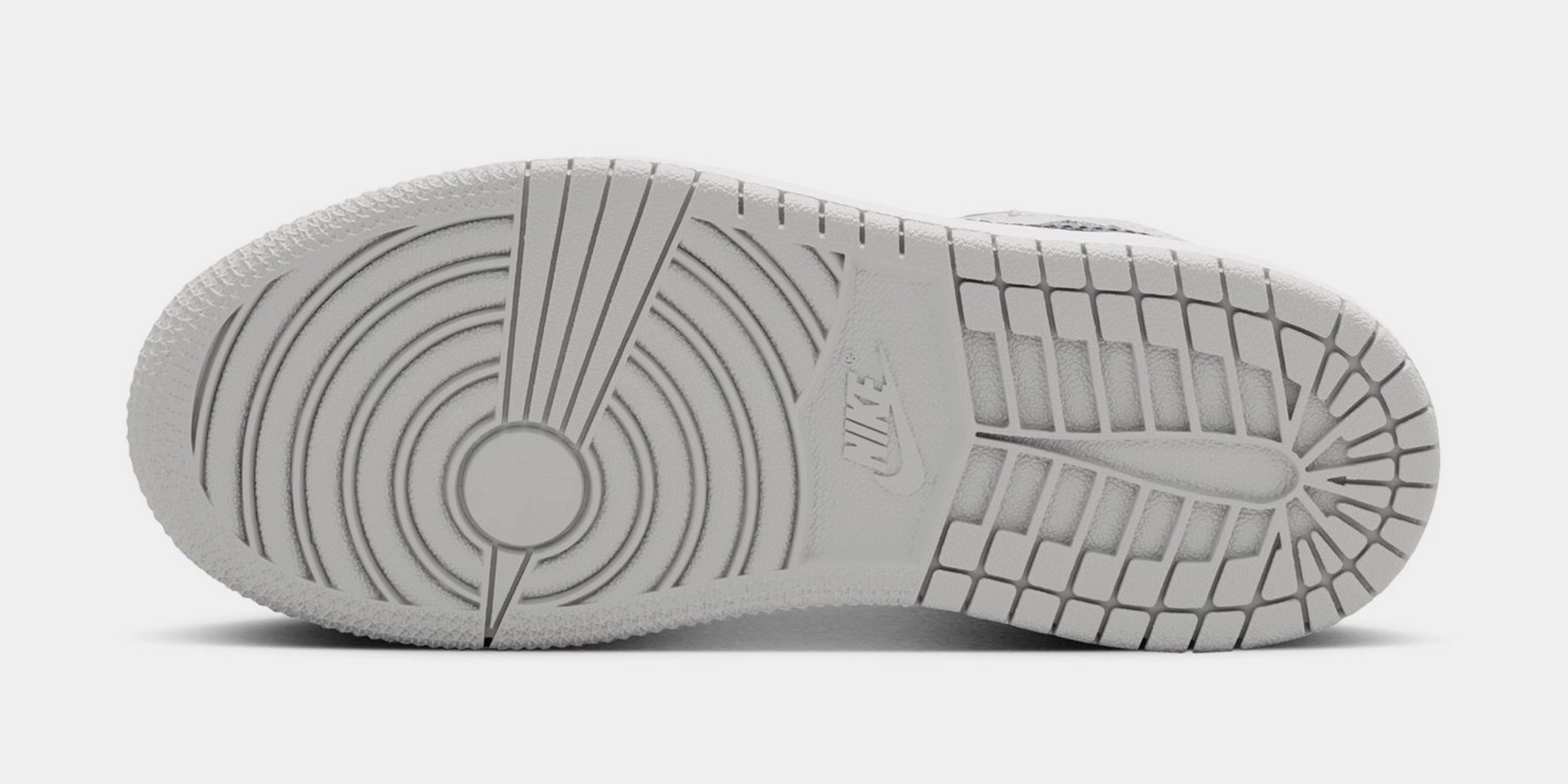 Air Jordan 1 Mid Preschool Lifestyle Shoes (White/Light Smoke Grey/Black) Air Jordan 1 original design shoes