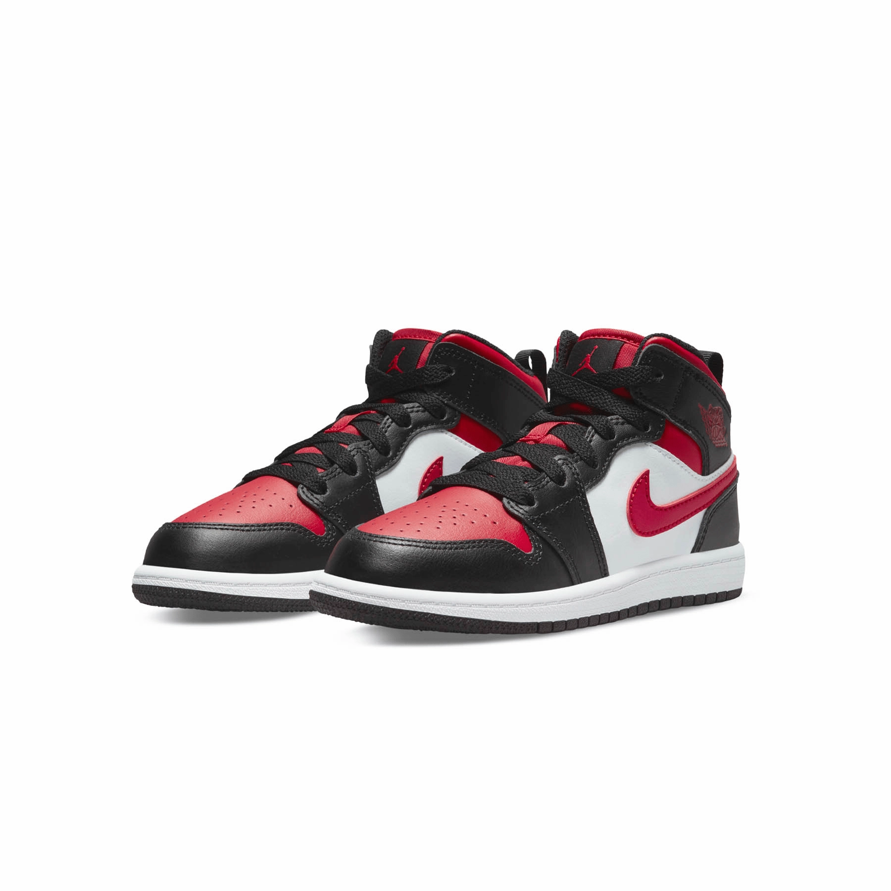 Air Jordan 1 Mid PS 'Black Fire Red' Air Jordan 1 vintage style sneakers